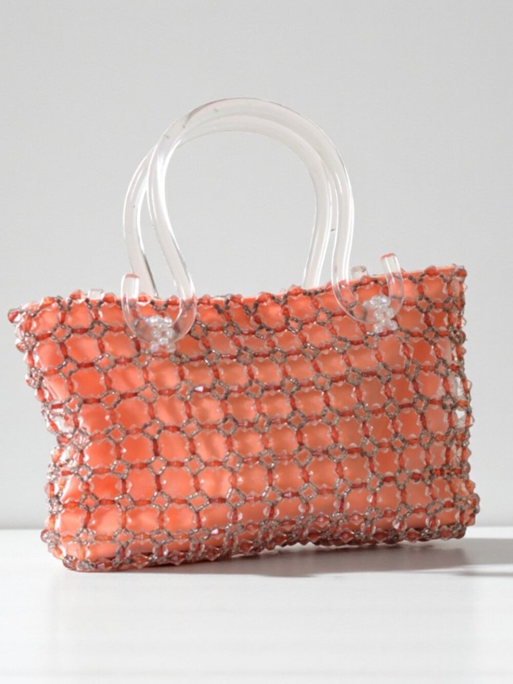Beaded Summer Bag – 11” x 7” – Excellent Condition